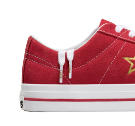 Converse One Star Pro OX (Versity Red/ White/ Gold)