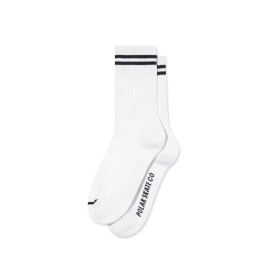 skarpety Polar Rib Socks 2 Stripes (White/Black)