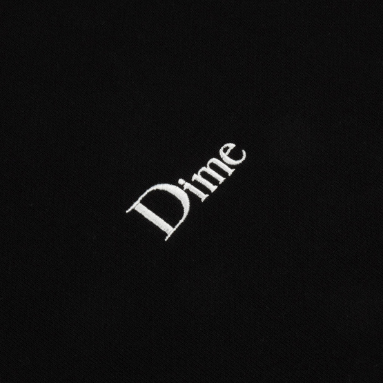 Dime Classic Small Logo Crewneck (Black)