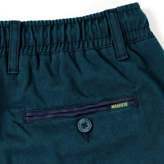 Magenta Loose Pants 2 Tone (Petrol Blue)