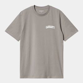 Carhartt WIP S/S University Script T-Shirt (Misty Grey)