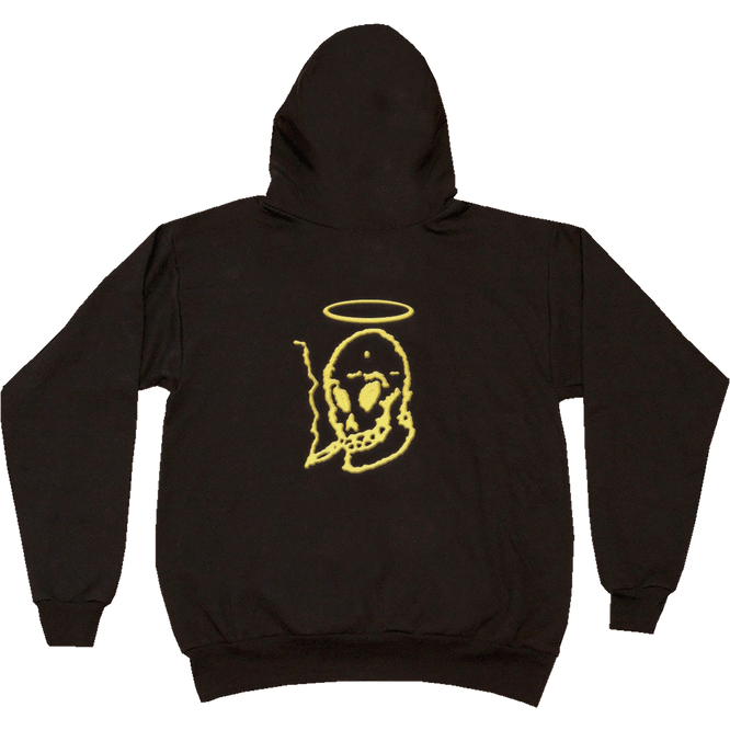 bluza Paradise - Halo Skull Embroidered Pullover Hoodie (Black)