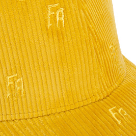 Fucking Awesome - Scattered FA Corduroy Strapback (Yellow)