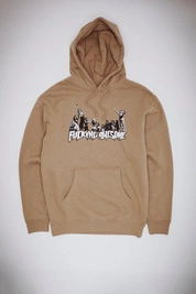 bluza Fucking Awesome Hug The Earth Hoodie sand