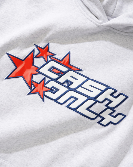 Cash Only Stars Pullover Hood (Grey)