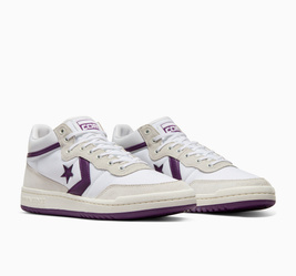 Converse Fastbreak Pro Mid (White/ Vaporous Gray/ Purple)