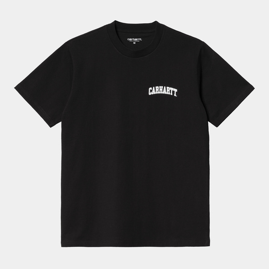 Carhartt WIP S/S University Script T-Shirt (Black/White)