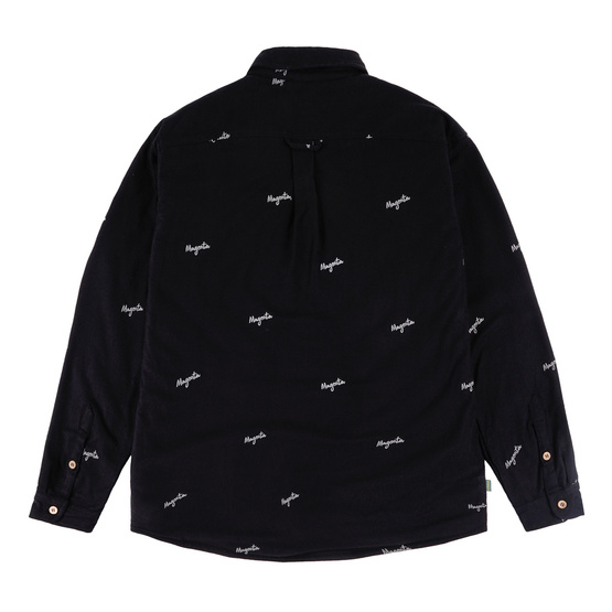 Magenta Scribe overshirt black