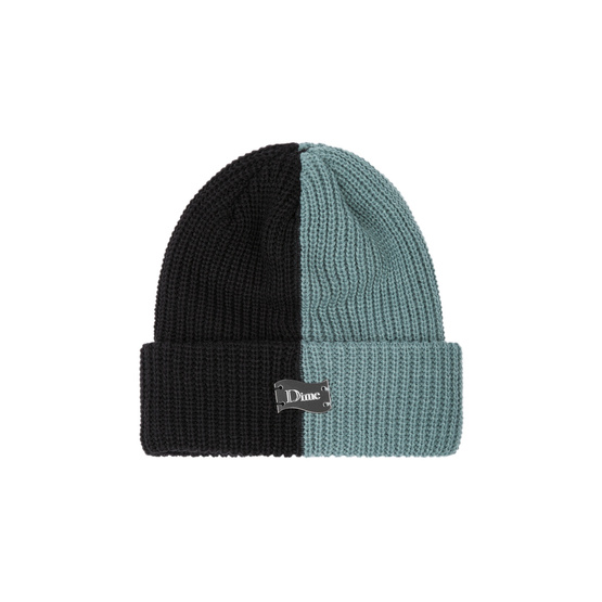 dime split beanie black/slate