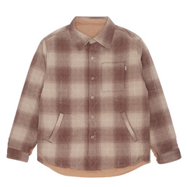 Fucking Awesome Lightweight Reversible Flannel Jacket (Tan/Brown)