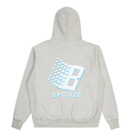 Bronze56 - B Logo Hoody (Heather Grey)