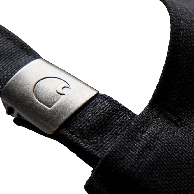 czapka Carhartt WIP Canvas Script Cap (Black) 