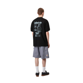 koszulka Carhartt WIP S/S Catalogue C Logo T- (Black/Bluebird)