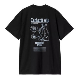 koszulka Carhartt WIP S/S Catalogue C Logo T- (Black/Bluebird)