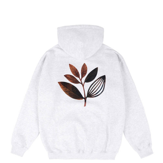 magenta fall leaf hoodie ash