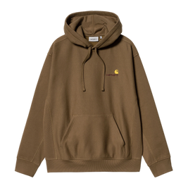 Carhartt WIP Hooded American Script Sweatshirt (Lumber)