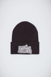 Fucking Awesome PBS Logo cuff beanie black