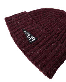 czapka by Parra Reversed flag beanie (Burgundy)