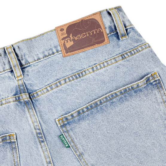 szorty Magenta Og Denim Long Shorts (Washed Blue)
