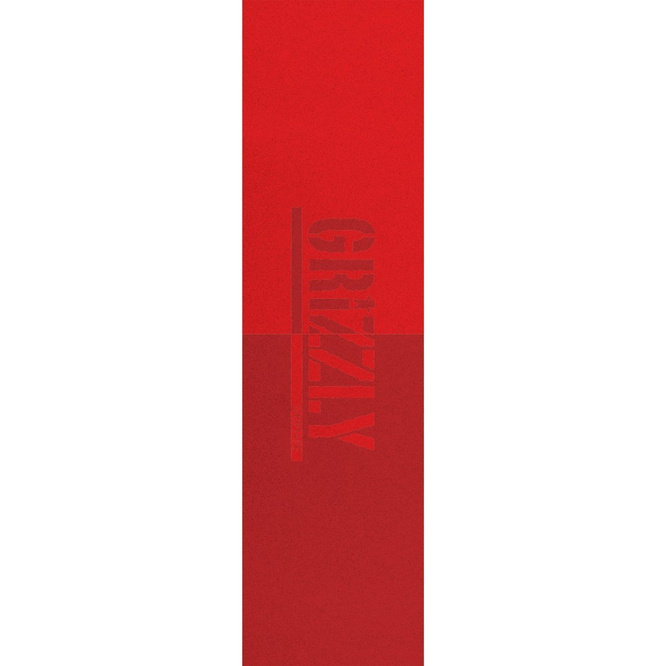 grip Grizzly SPLIT STAMP GRIPTAPE RED