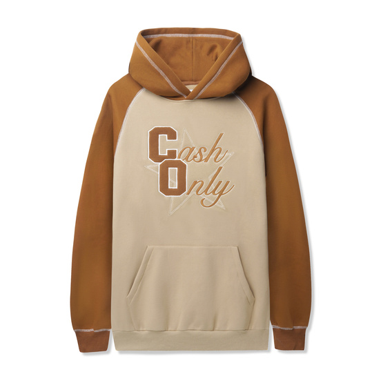 Cash Only Halftime Raglan Pullover Hood (Cognac / Tan)