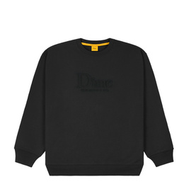 Dime Classic Embossed Crewneck Black