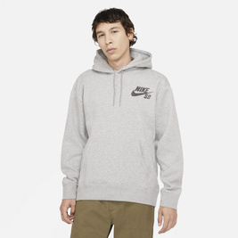 bluza Nike SB ICON HOODIE DK GREY HEATHER/BLACK