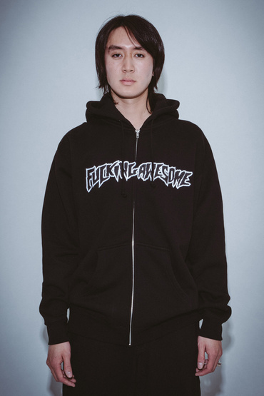 Bluza Fucking Awesome Stamp Logo Zip hoodie black