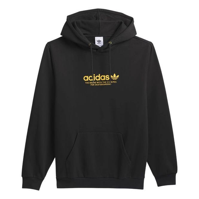 Adidas Skatebording 4.0 Logo Hoodie (Black/Gold)