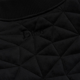 Dime Velour bomber jacket black