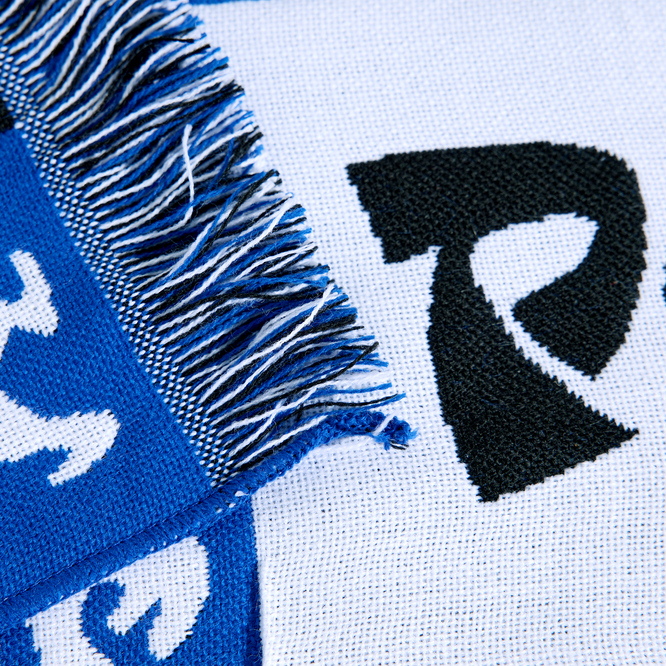Szalik Polar Football Scarf | Checkers (Blue)