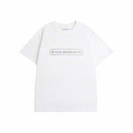 koszulka Rave Skateboards- Core Logo Tee (White)