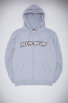 Bluza Fucking Awesome Stamp Logo Zip hoodie grey