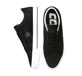 Converse One Star Pro OX (Black/Black/White)