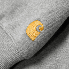 bluza Carhartt WIP Hooded Chase Sweatshirt (Grey/Gold)