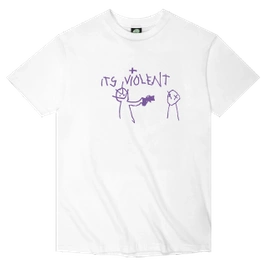 koszulka VIOLET "It's Violent" T-Shirt (White)