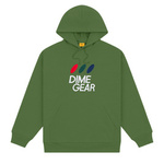 Dime Gear hoodie pale olive