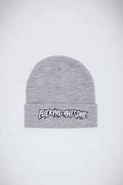 Fucking Awesome Stamp Cuff Beanie (Grey)