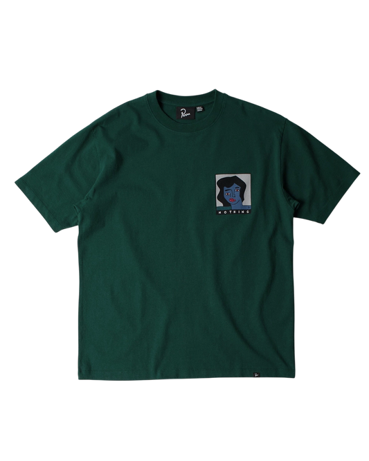 By Parra Nothing please t-shirt pine green