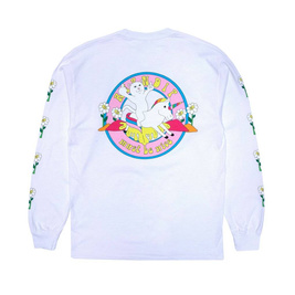 Longsleeve ripndip Unicorn Rider Long Sleeve (White)