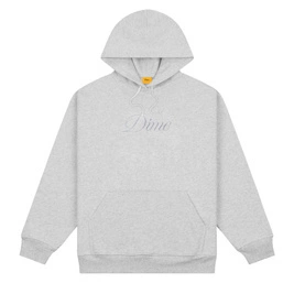  Dime cursive logo hoodie grey