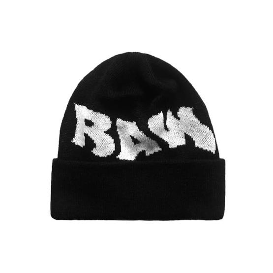 czapka Raw Hide OG Logo Beanie (Black/White)