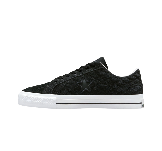 Converse One Star Pro OX (Black/Black/White)