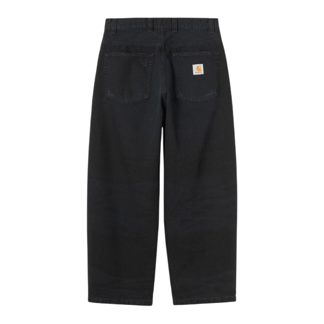 Carhartt WIP Brandon Pant Black, Grind washed