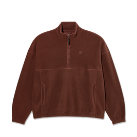 Polar Ivan half zip sweater wine 