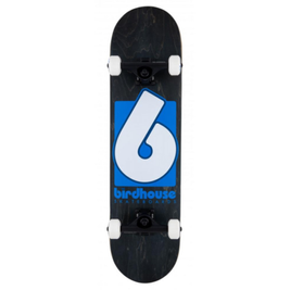 Birdhouse Complete Stage 3 B Logo (Black/Blue)
