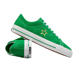 Converse One Star Pro (Green/White/Gold)