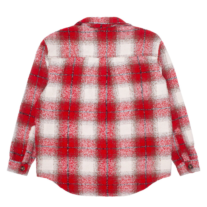 koszula Fucking Awesome Heavy Flannel Overshirt (White/Red)