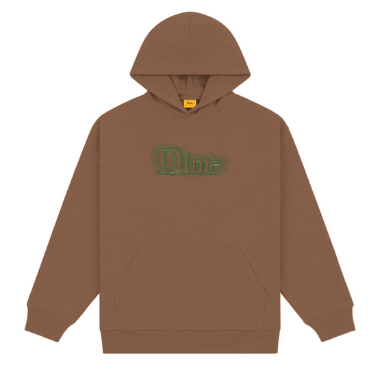 Dime Classic noize hoodie brown