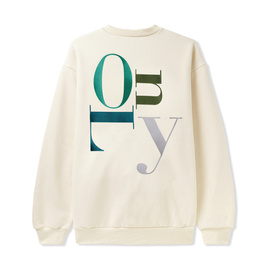 bluza Cash Only Big Letter Crewneck (Cream)